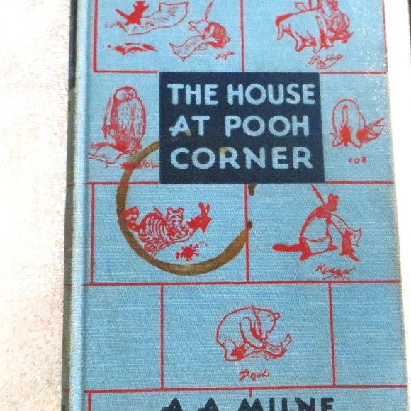 2 Childrens Books Winnie The Pooh And The House On Pooh Corner Hardcover Vintage - Picture 8 of 13